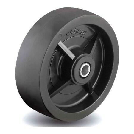 Colson Colson 2 Series Wheel 5.00008.839 WS - 8 x 2 Polyolefin 1/2 Straight Roller Bearing - Black 5.00008.839 WS